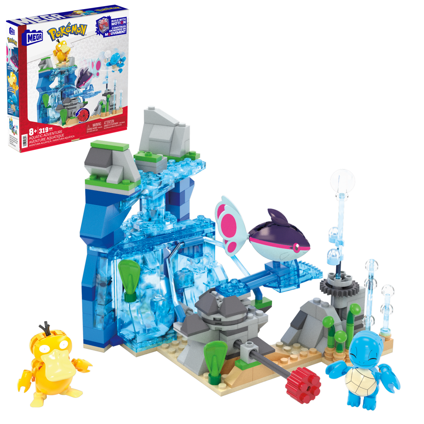 MEGA Pokémon Juguete de Construcción Aventura acuática