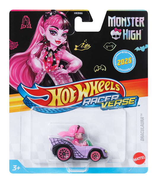 Hot Wheels RacerVerse Vehículo de Juguete Draculaura