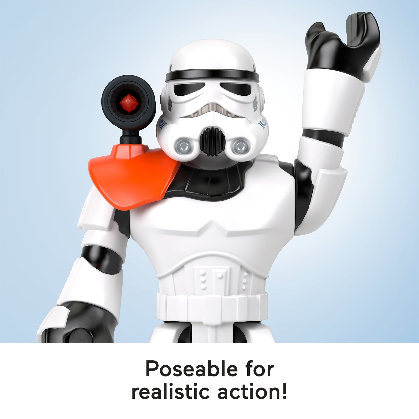 Imaginext Star Wars Stormtrooper Xxl Figure, 16+ inch Tall Poseable Toy With Launcher