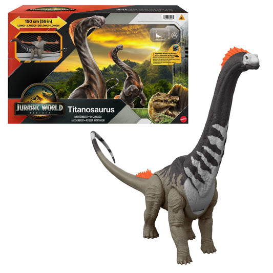 Jurassic World Dinossauro de Brinquedo Rebirth Titanosaurus
