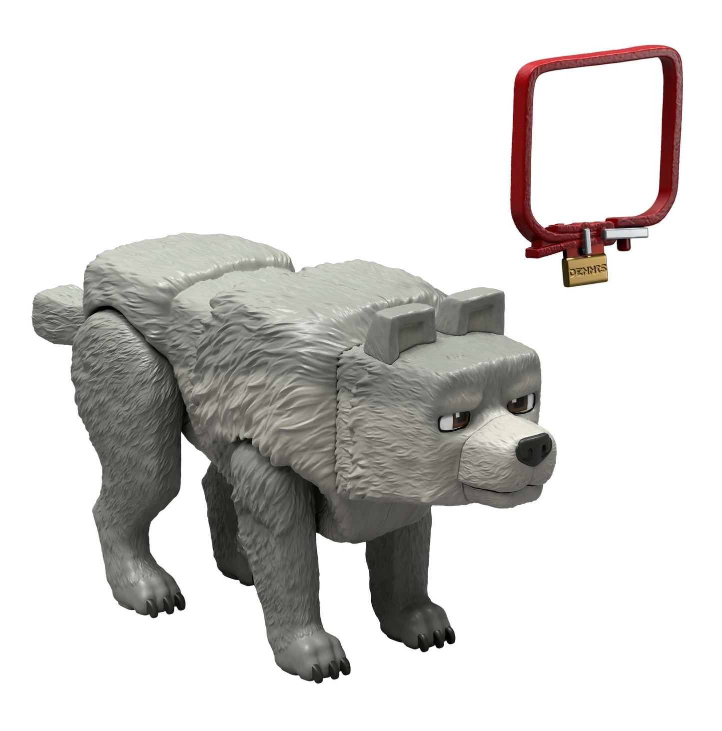 Minecraft o Filme Figura de Ação Lobo de 4 polegadas