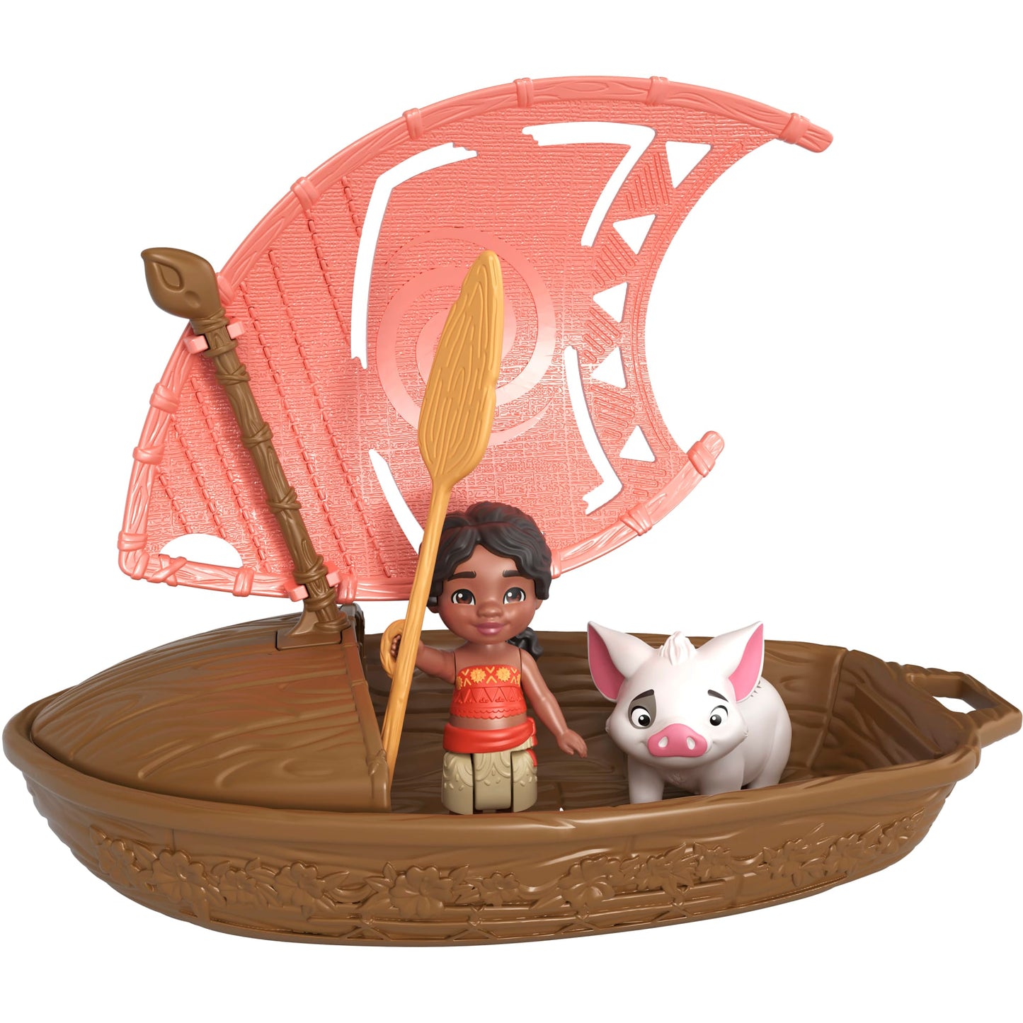Moana 2 Set de Juego Canoa con Mini Muñeca Sorpresa y Accesorios