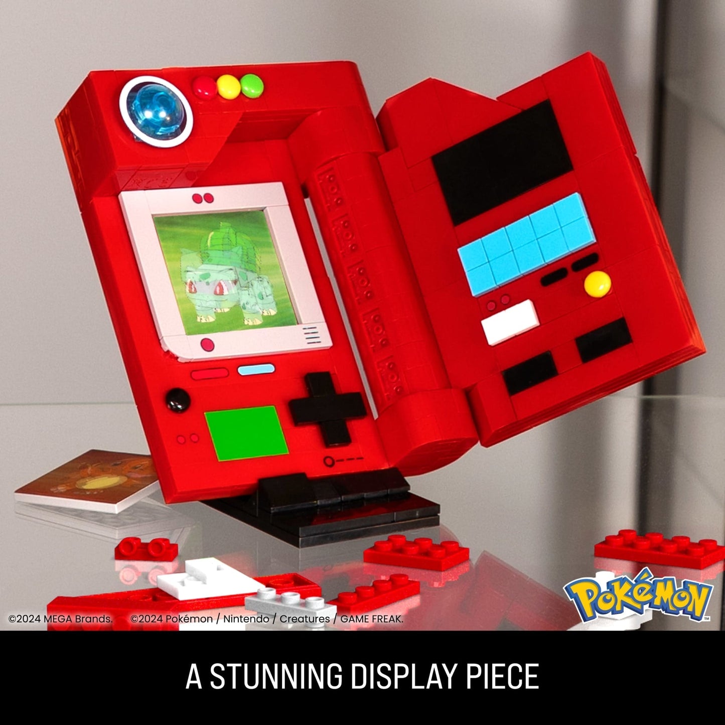 MEGA Pokémon Kanto Region Pokédex Building Kit (322Pieces) For Collectors