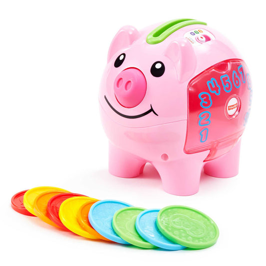 Fisher-Price Laugh & Learn Smart Stages Piggy Bank Baby & Toddler Learning Toy