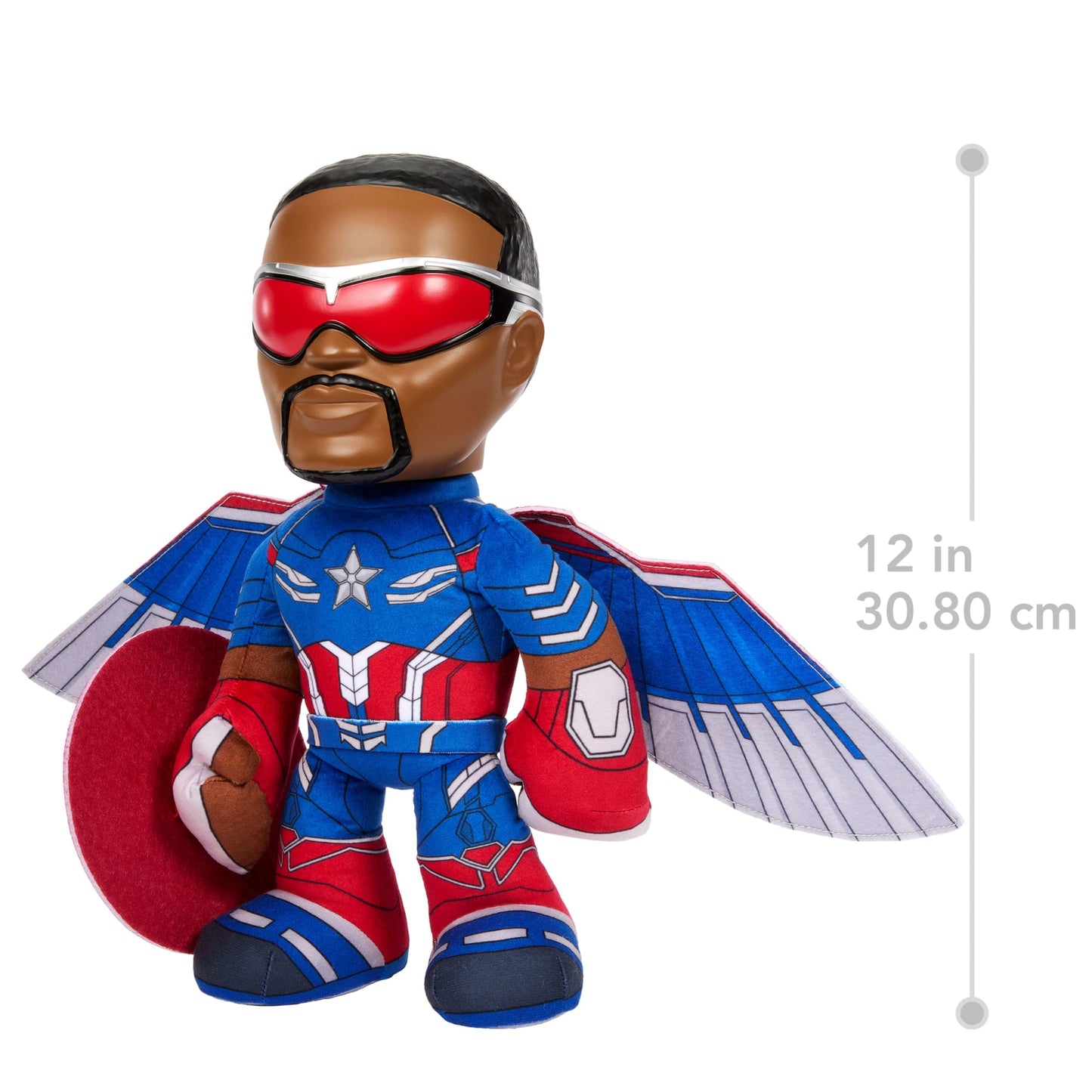 Marvel Captain America: Brave New World Plush Toy Figure With Sounds Inspired By The Movie