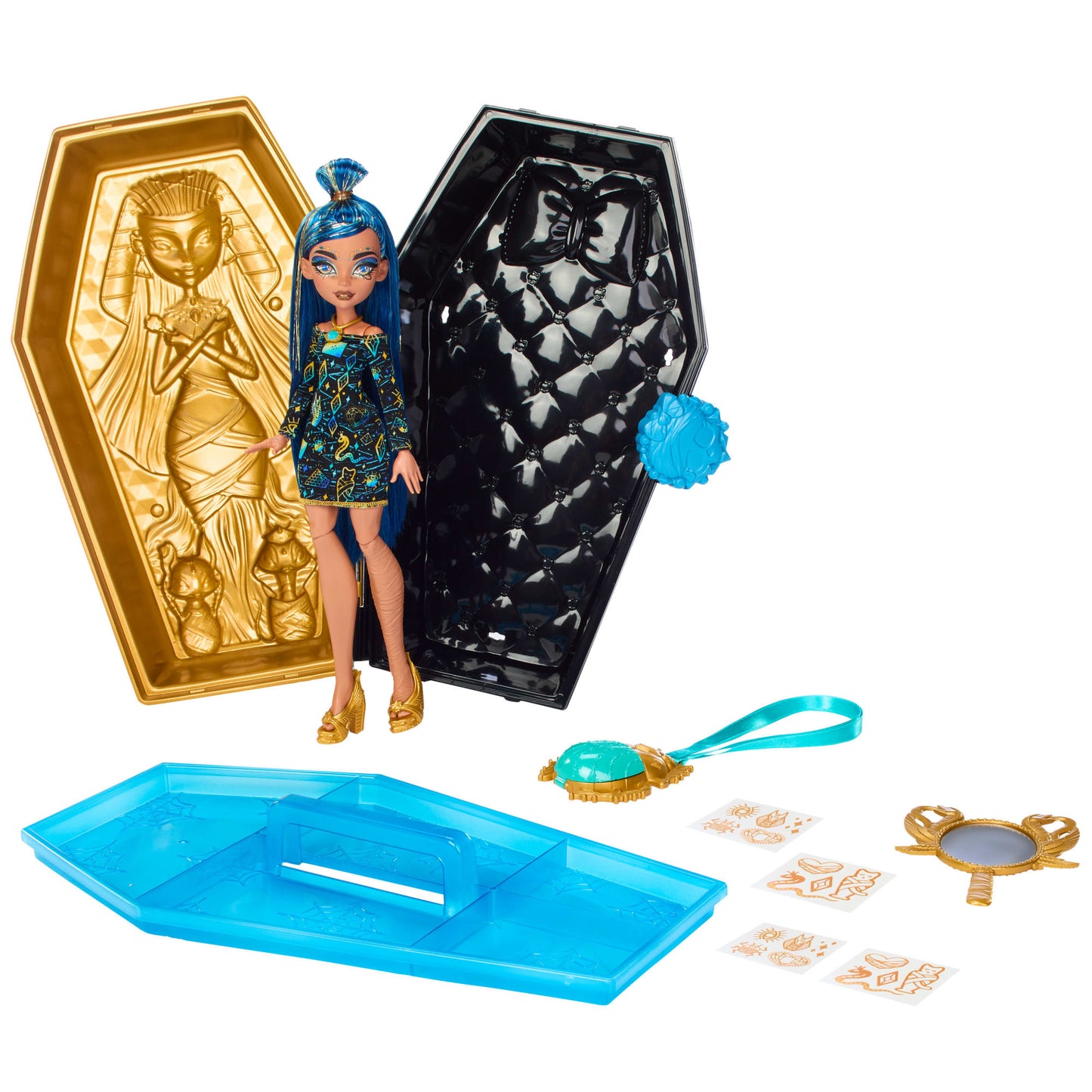 Monster High Trousse Glamour Doré de Cleo de Nile