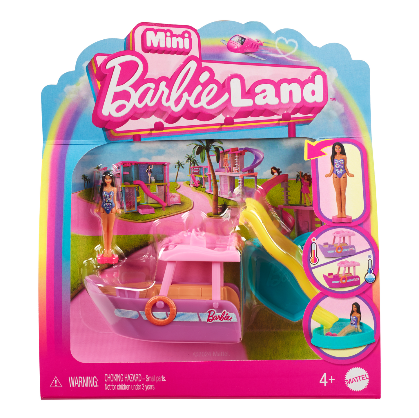 Barbie-Bateau de Rêve Mini-Barbieland-Coffret Bateau et Poupée