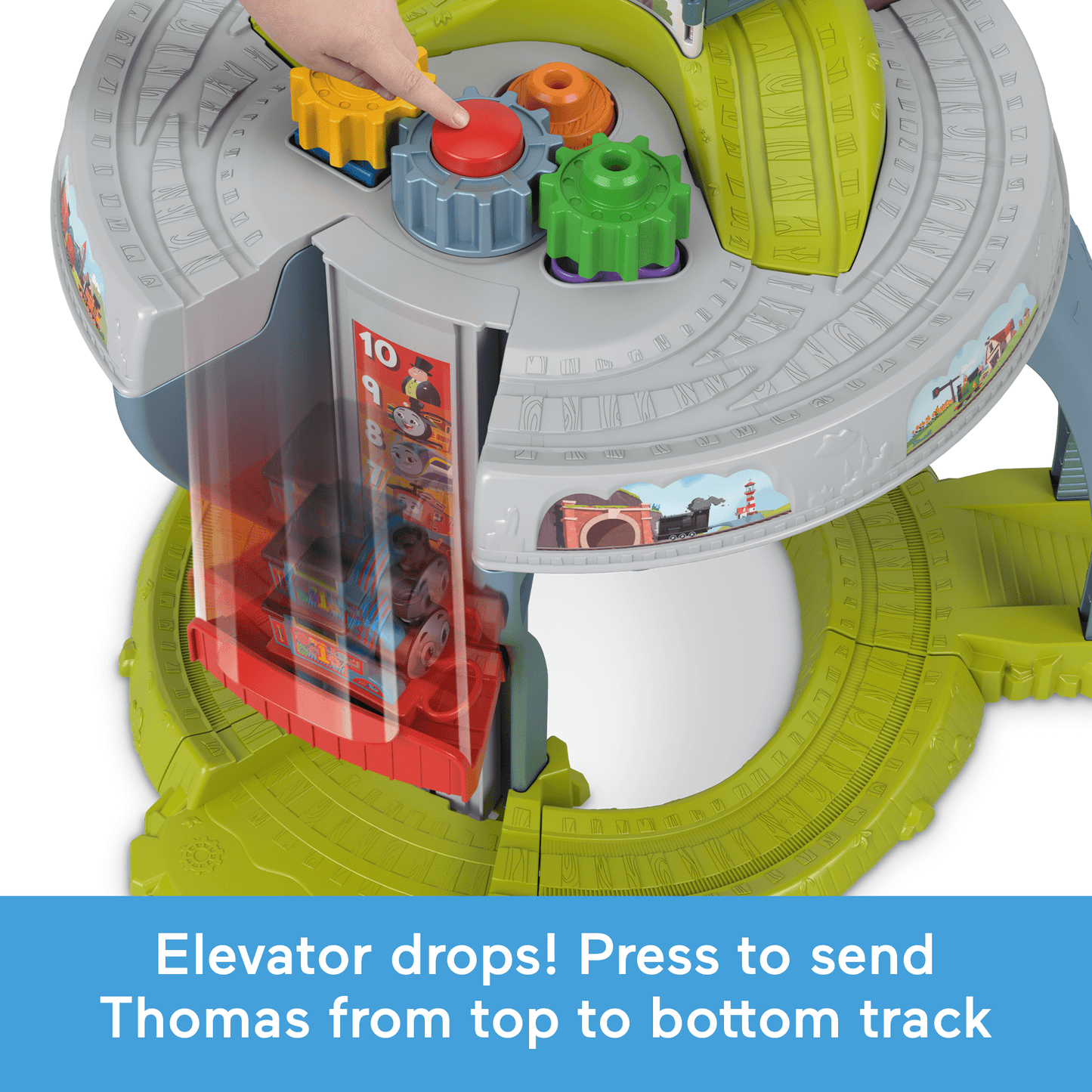 Thomas & Friends My First Train Table Toddler Toy With Track & Fine Motor Activities