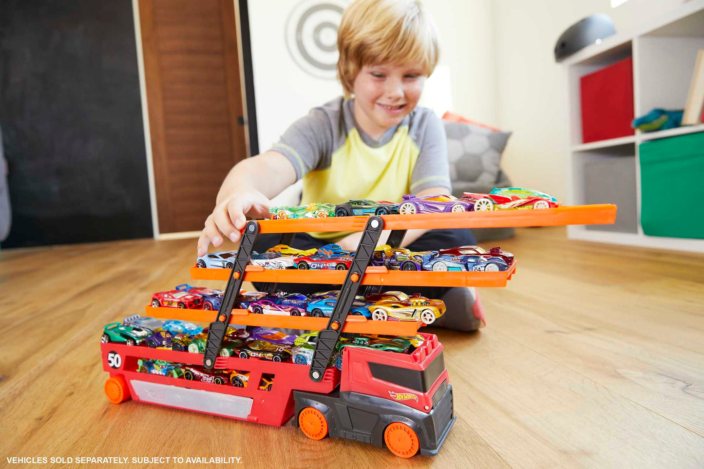 Hot Wheels City Pista de Juguete Mega Remolque