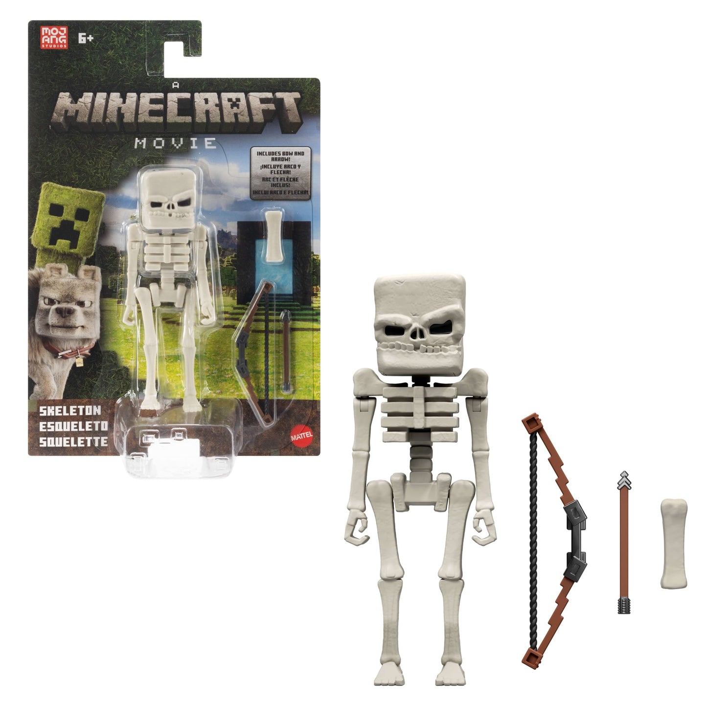 Minecraft La Película Figura de Acción Skeleton de 4 pulgadas