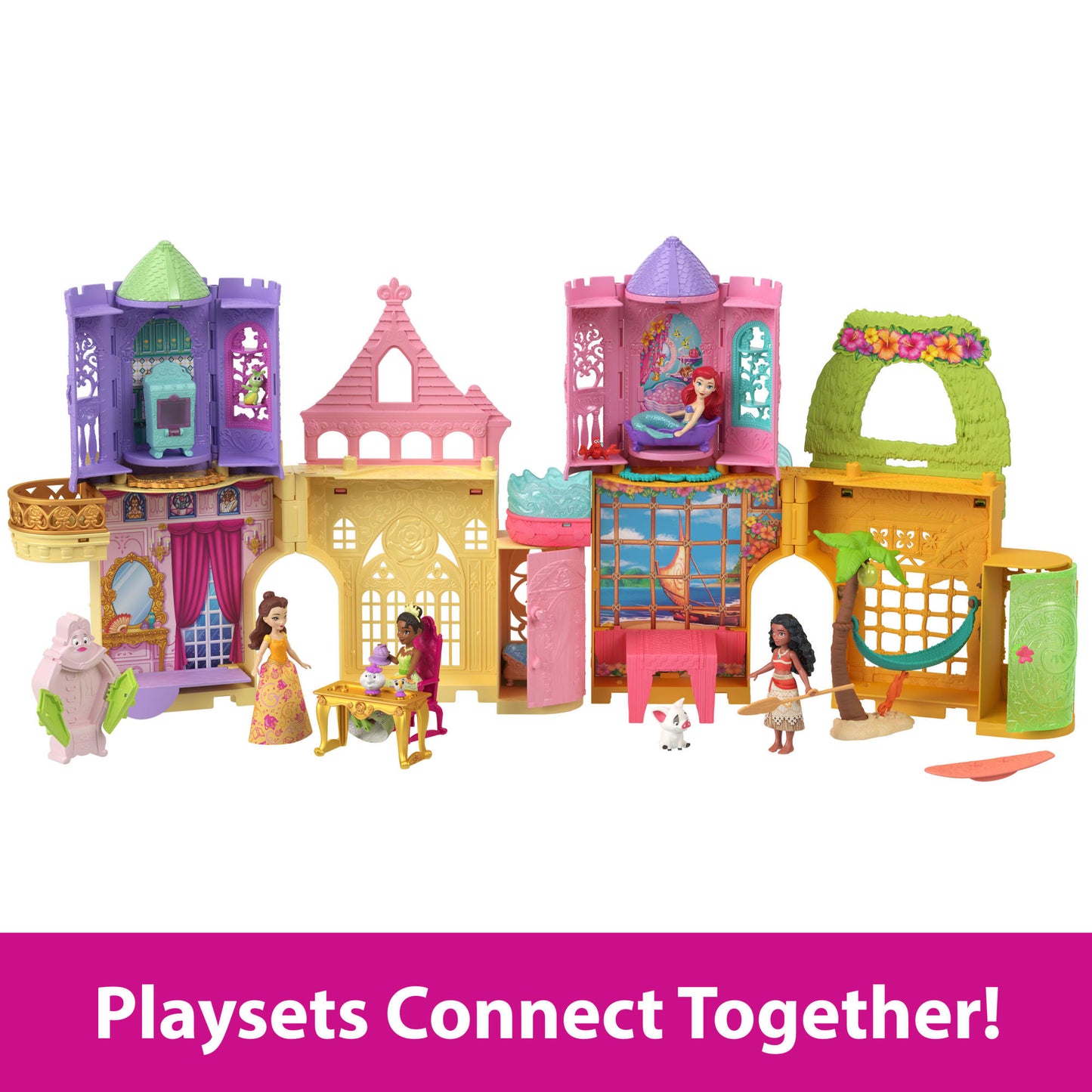 Disney Princess Toys, Belle's Stacking Castle, Gifts For Kids