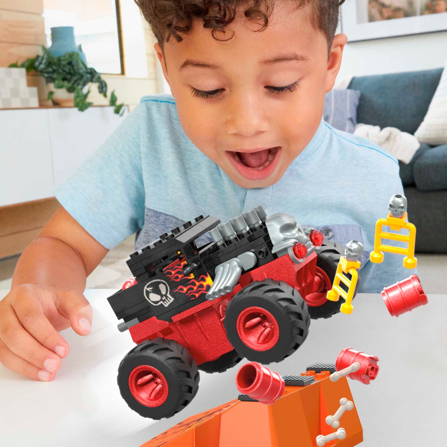 Mega™ Hot Wheels® Smash & Crash Parcours Bone Shaker™