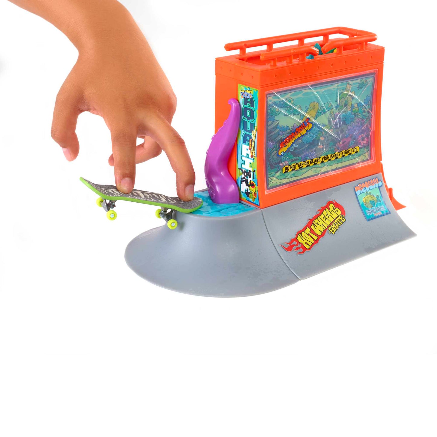 Hot Wheels Skate Pista de Brinquedo Set Aquário