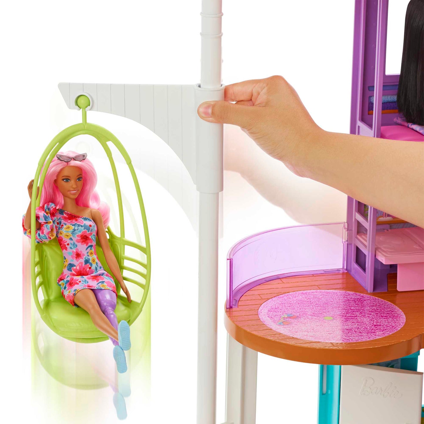Barbie®  Coffret de Jeu  Maison de Vacances  30+ Éléments, 3+ Ans