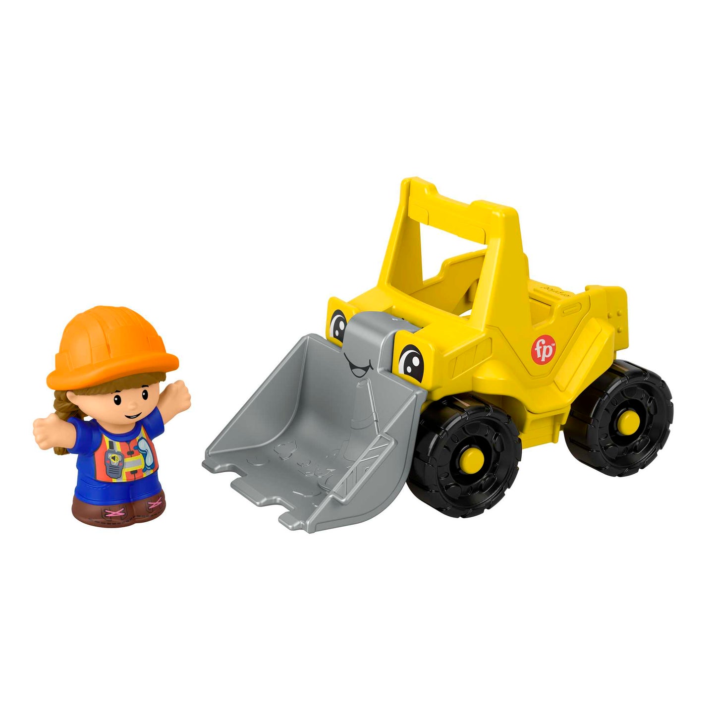 Fisher-Price  Little People  Bulldozer et Figurine, 2Éléments