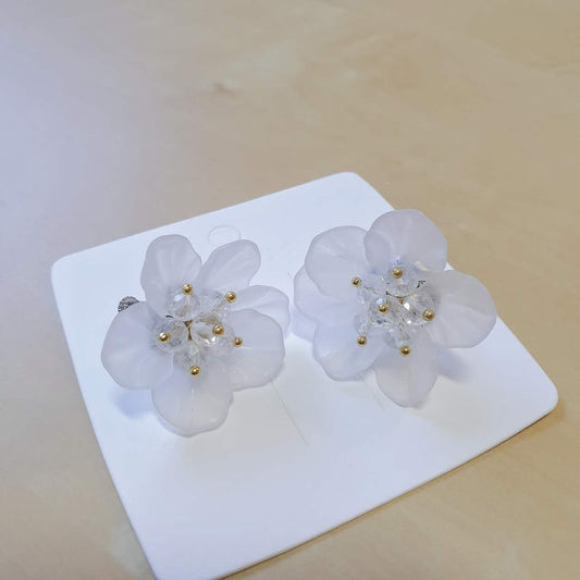 Luninana Earrings - Moonlight Peony Earrings LL001