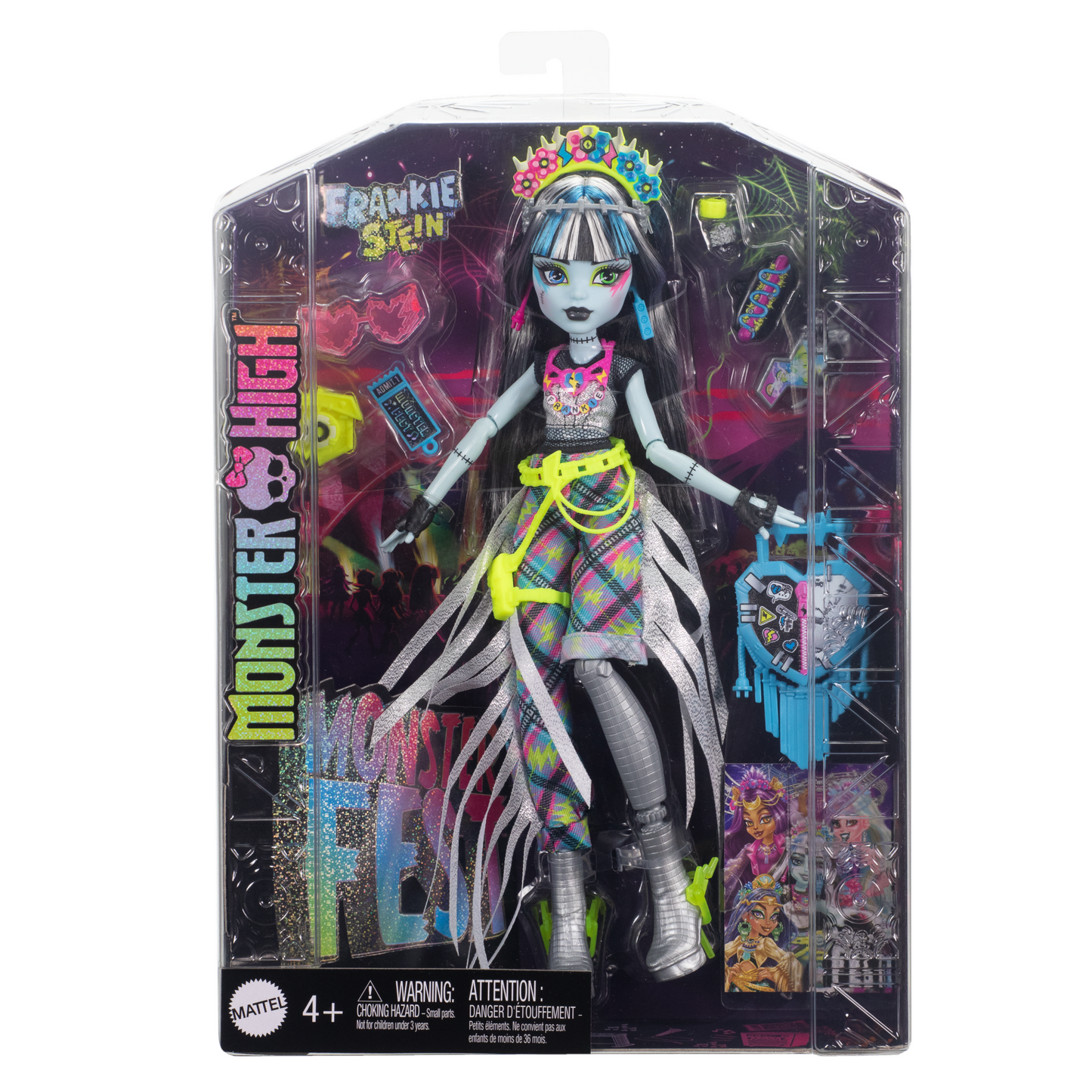 Monster High-Poupée Frankie Stein Monster Fest-Poupée et Accessoires