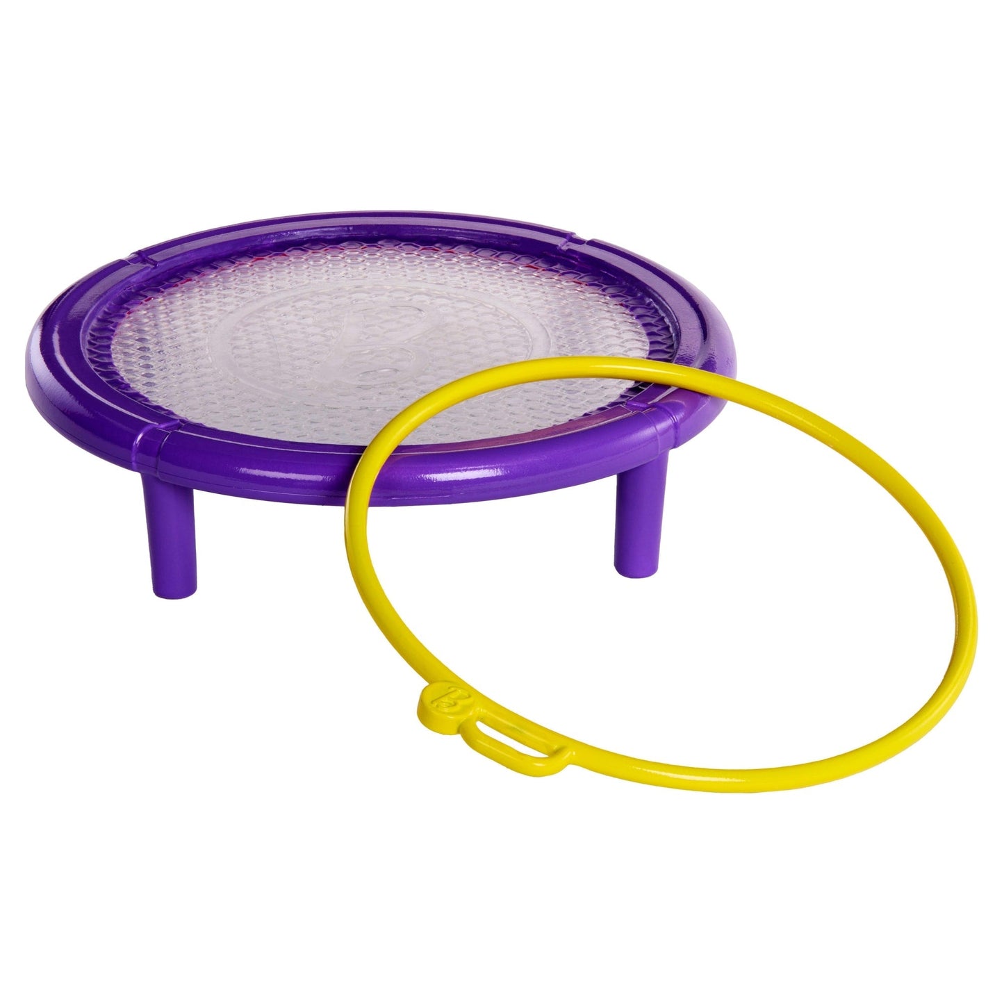 Barbie World Sport Rack Toy Playset With 9 Doll Accessories including Trampoline, Tennis Racket, & Skates