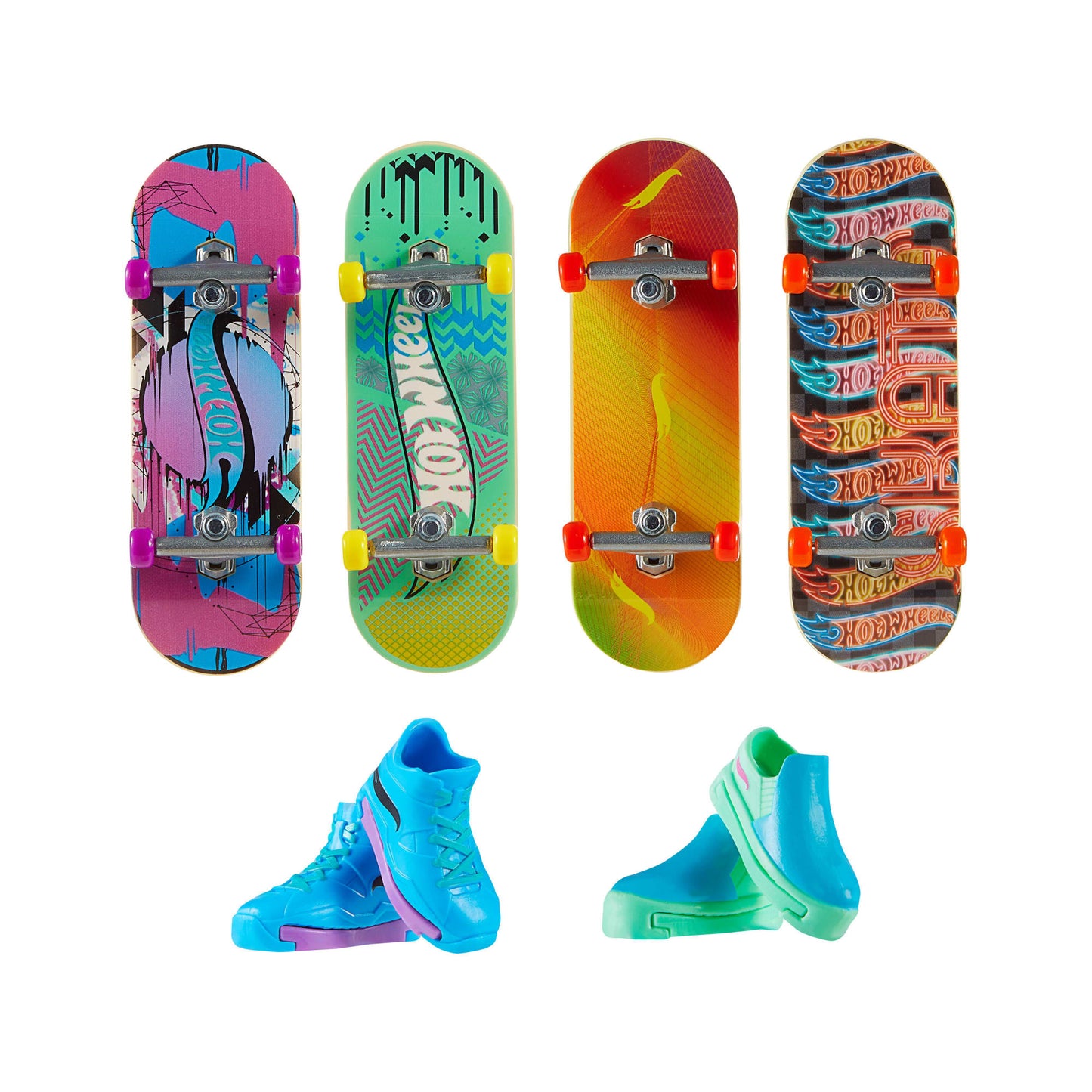 Hot Wheels Skate Tony Hawk Fingerboards & Skate Shoes Multipack