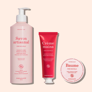Duo Baume & Crème Mains Parfum Rose Nouvelle
