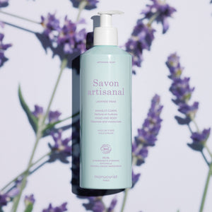 Savon Artisanal Parfum Lavande Vraie - Cosmos Organic - 500ml
