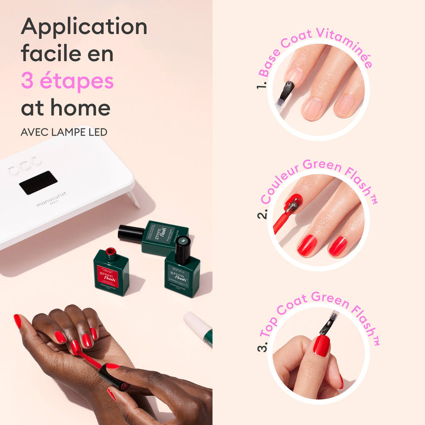 Kit vernis semi-permanent Xtrem Flash™ - Clove