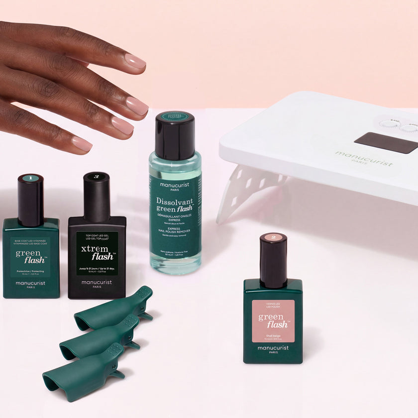 Kit vernis semi-permanent Xtrem Flash™ - Shell Beige