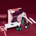 Coffret Cadeau vernis semi-permanent  Green Flash™ - Prune & Pale Rose