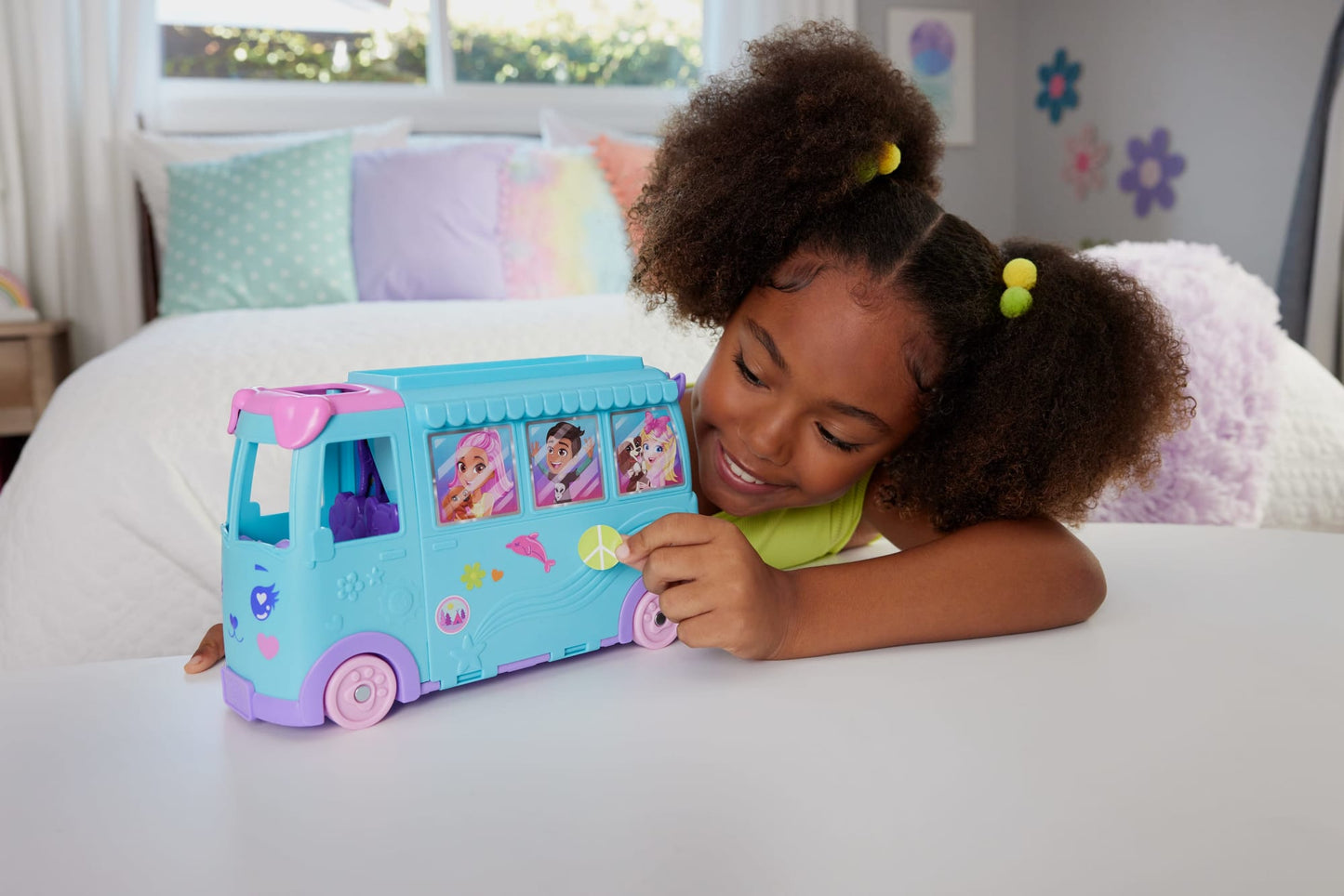 Polly Pocket  Coffret de Jeu  Aventure Animale Mobile, Camionnettes