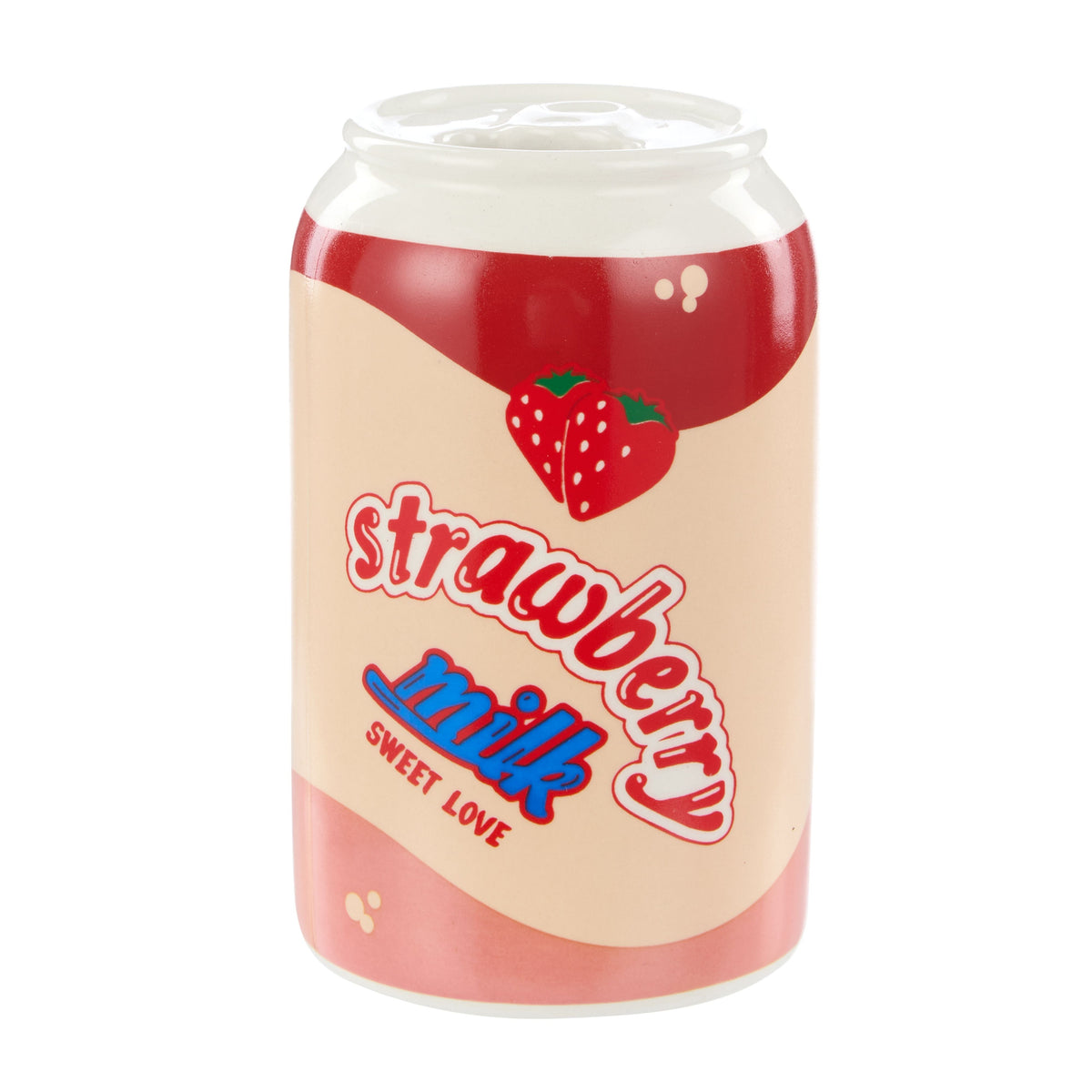 Emporium Lewis Ceramic Can Vessel Strawberry 11cm