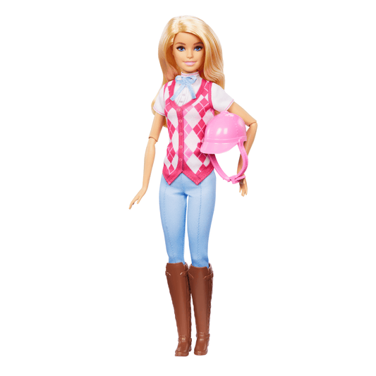 Barbie Mysteries: The Great Horse Chase Barbie “Malibu” Doll With Riding Clothes & Accessories