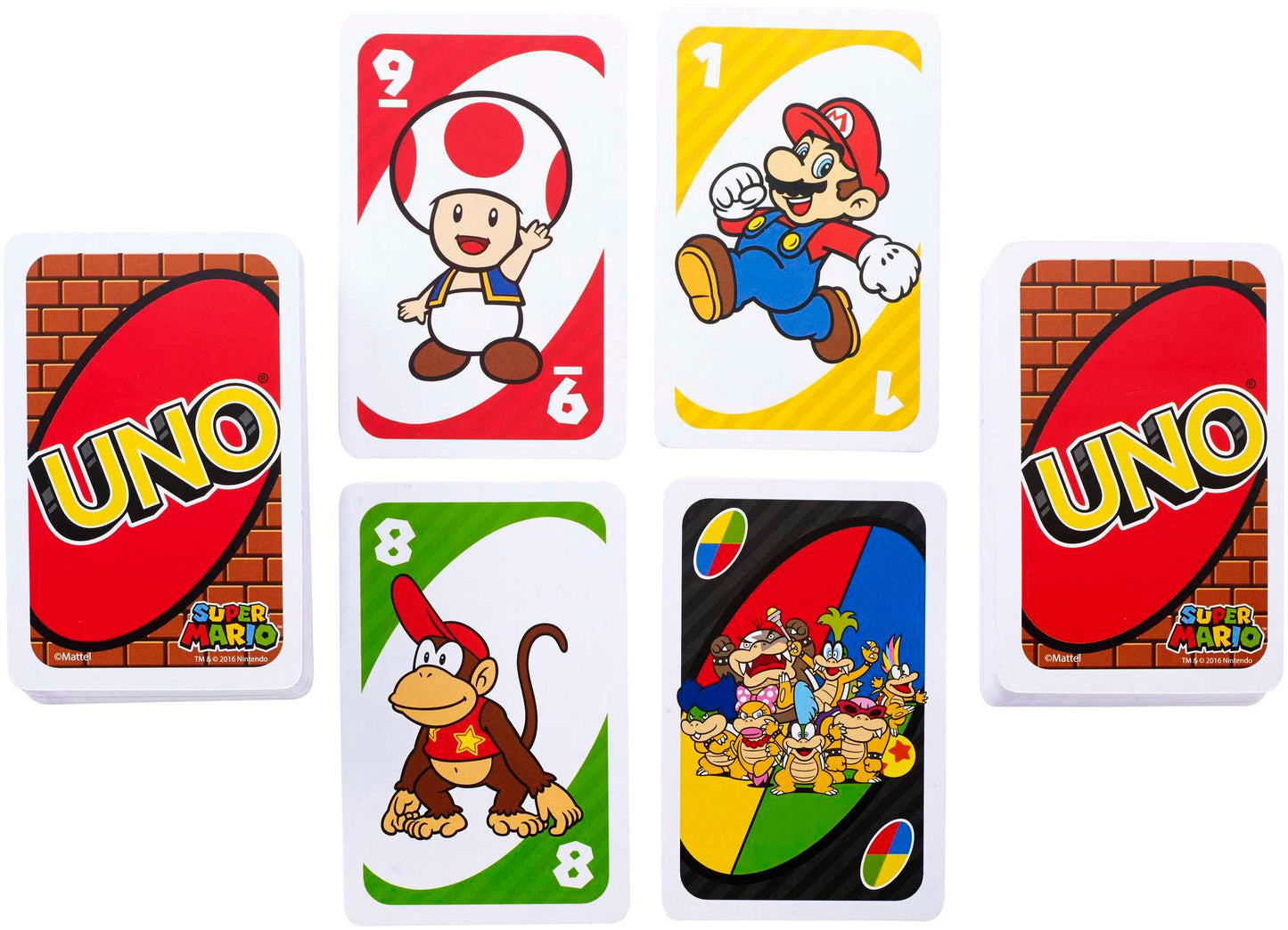UNO Juego de Cartas Super Mario Bros