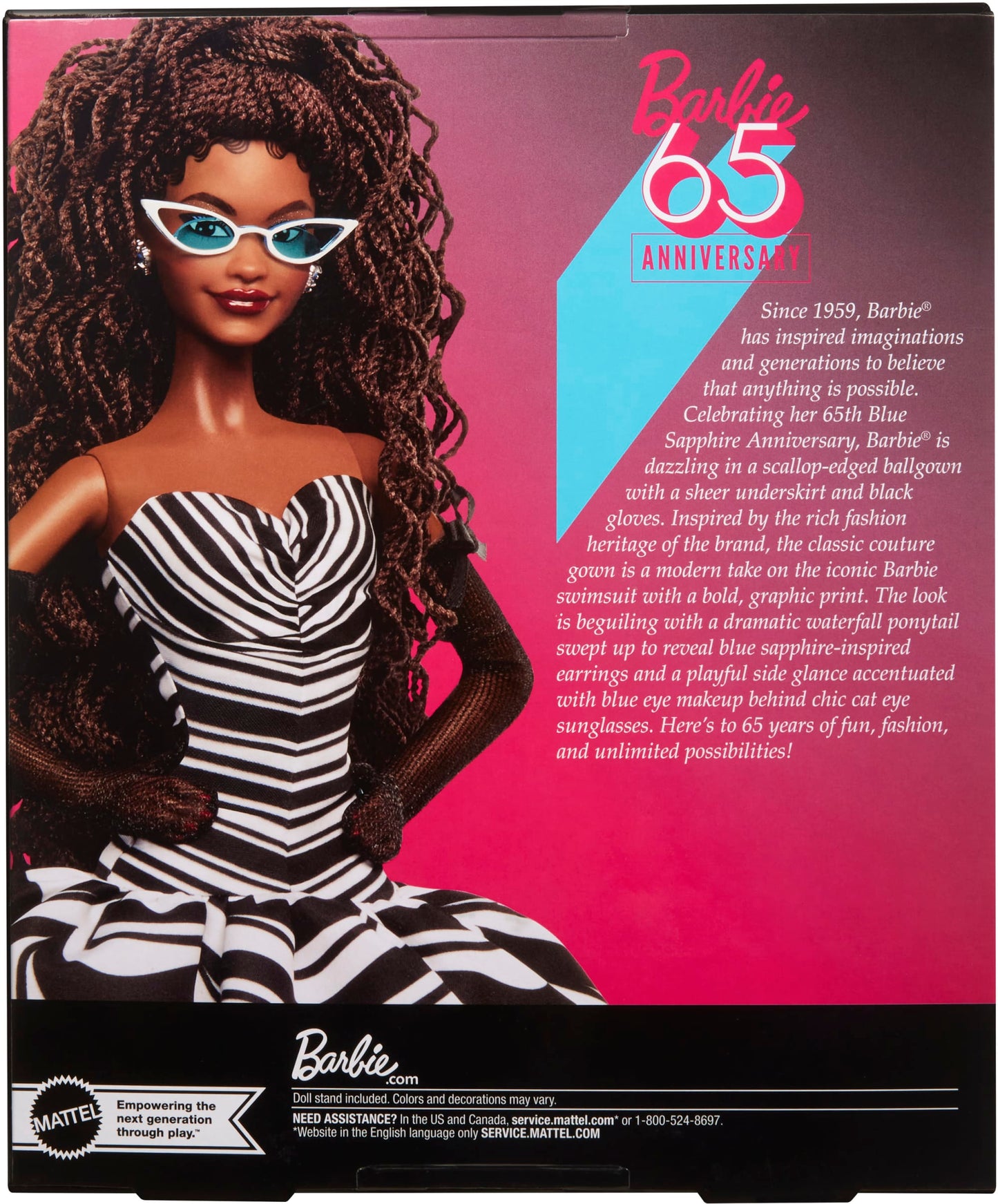 Barbie – Signature – 65E Anniversaire – Poupée de Collection Brunette