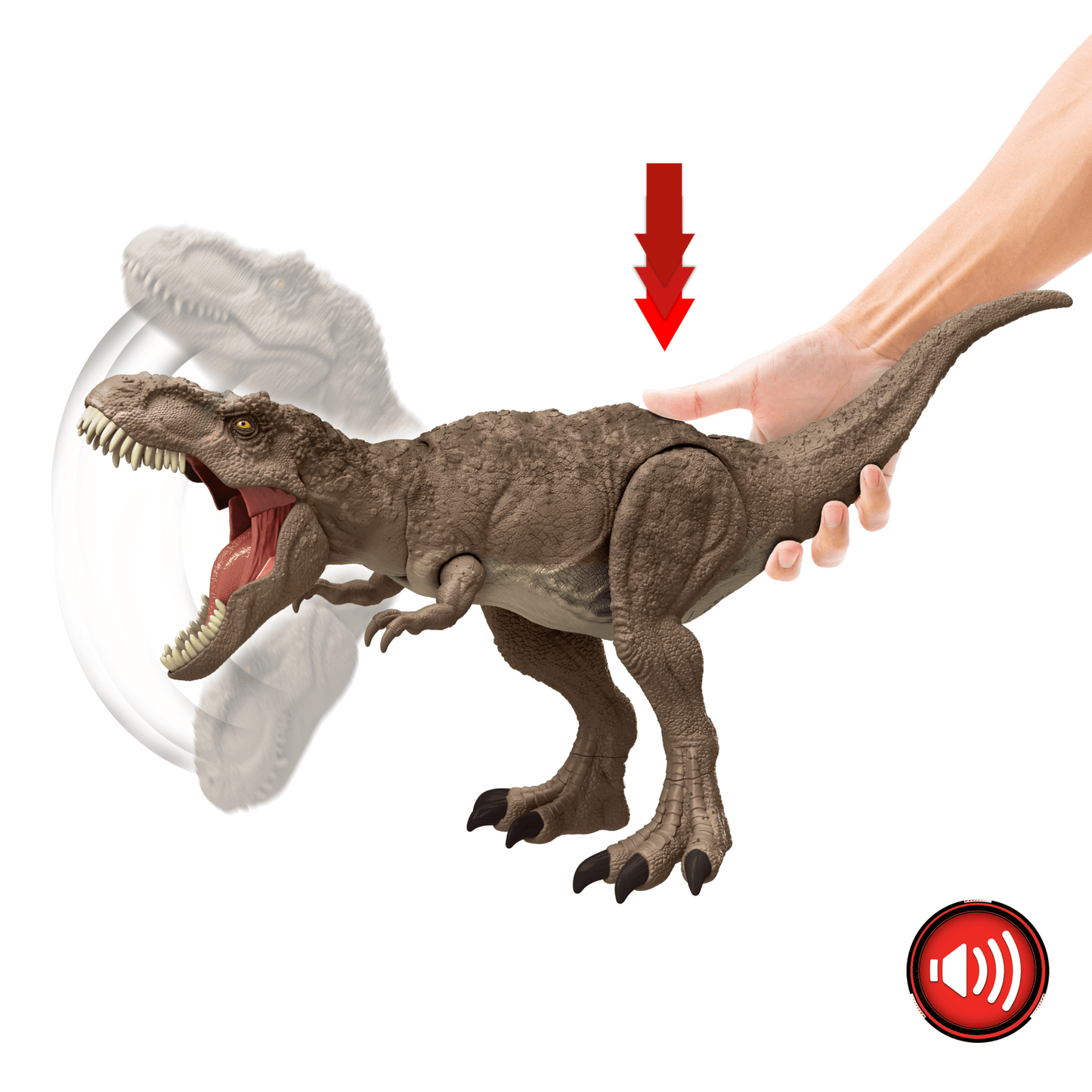 Jurassic World-Tyrannosaure Attaque Impitoyable-Figurine Articulée