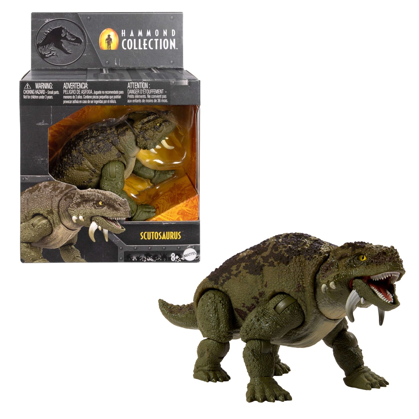Jurassic World Hammond Collection Figura de Acción Scutosaurus