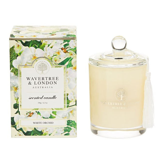 Wavertree & London Candle White Orchid 60 hours 330g