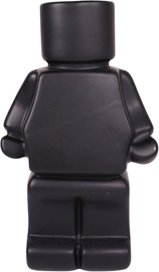 Urban products Block Man Planter Black 22cm
