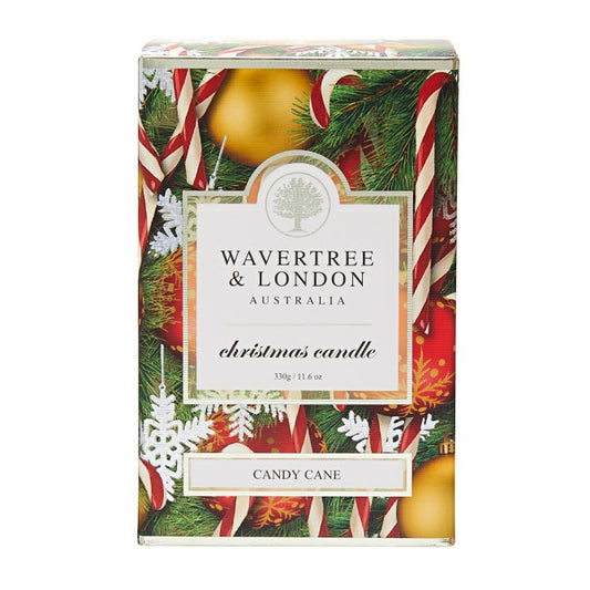 Wavertree & London Candle Candy Cane 60 hours 330g