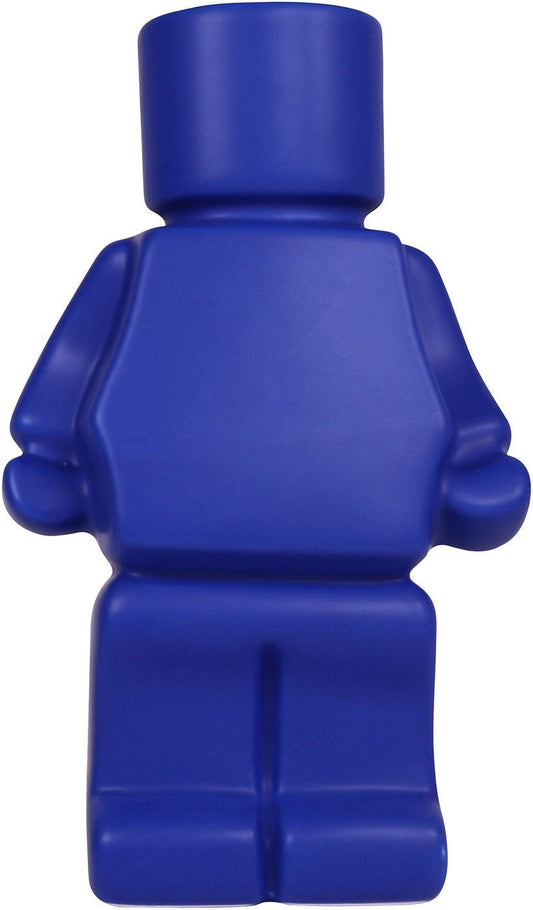 Urban products Block Man Planter Blue 22cm