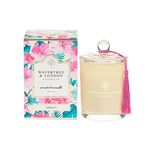 Wavertree & London Candle Hibiscus  60 hours 330g