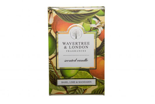 Wavertree & London Candle Basil, Lime & Mandarin 60 hours 330g