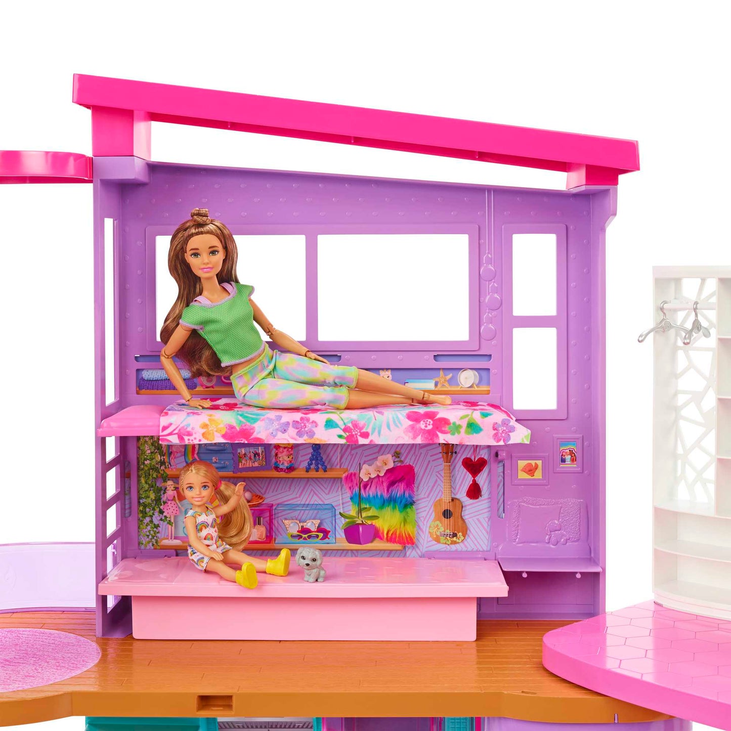 Barbie Vacation House Playset With 30+ Pieces, Toy For 3 Year Olds & Up