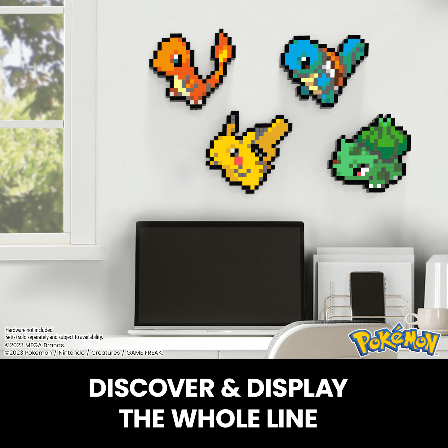 MEGA Pokémon Pikachu Building Toy Kit (400 Pieces) Retro Set For Collectors