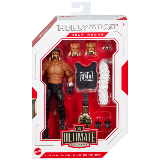 WWE Ultimate Edition “Hollywood” Hulk Hogan Action Figure & Accessories Set, 6-Inch Collectible