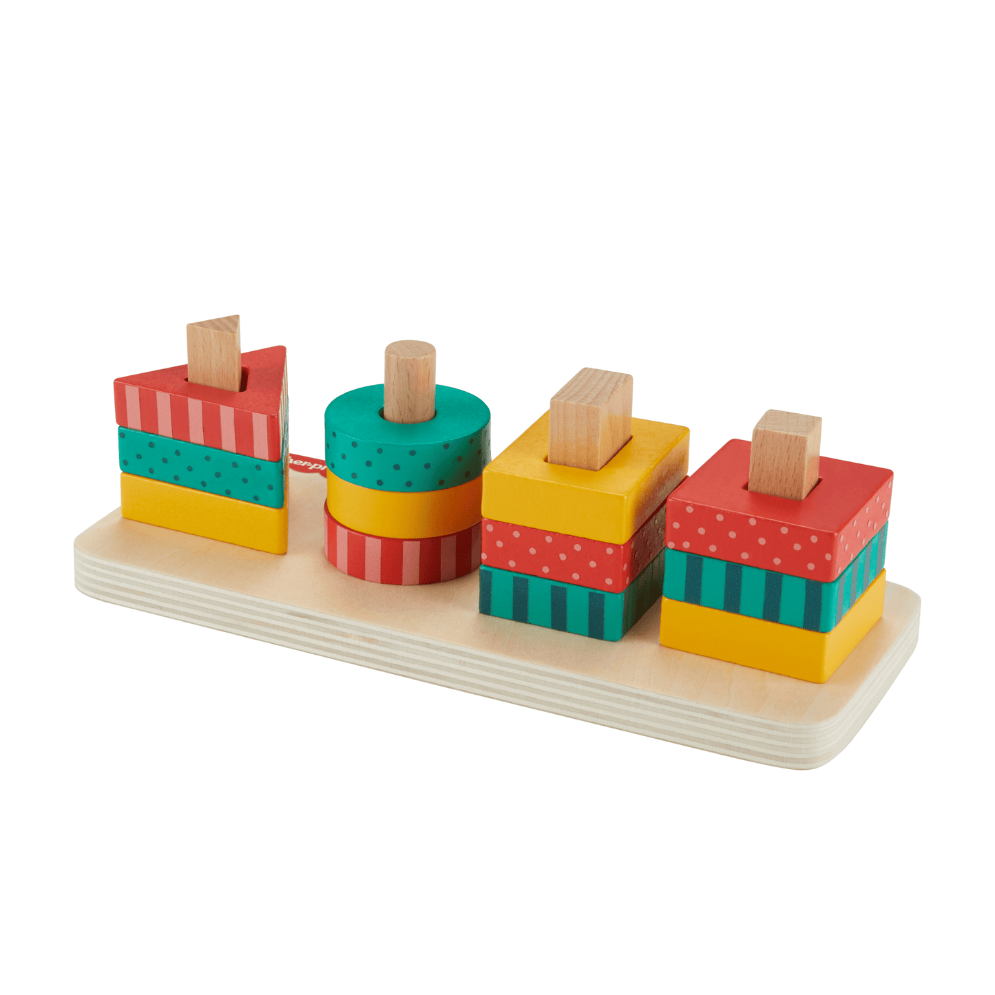 Fisher-Price Brinquedo para Bebês Classificador de Formas de Madeira