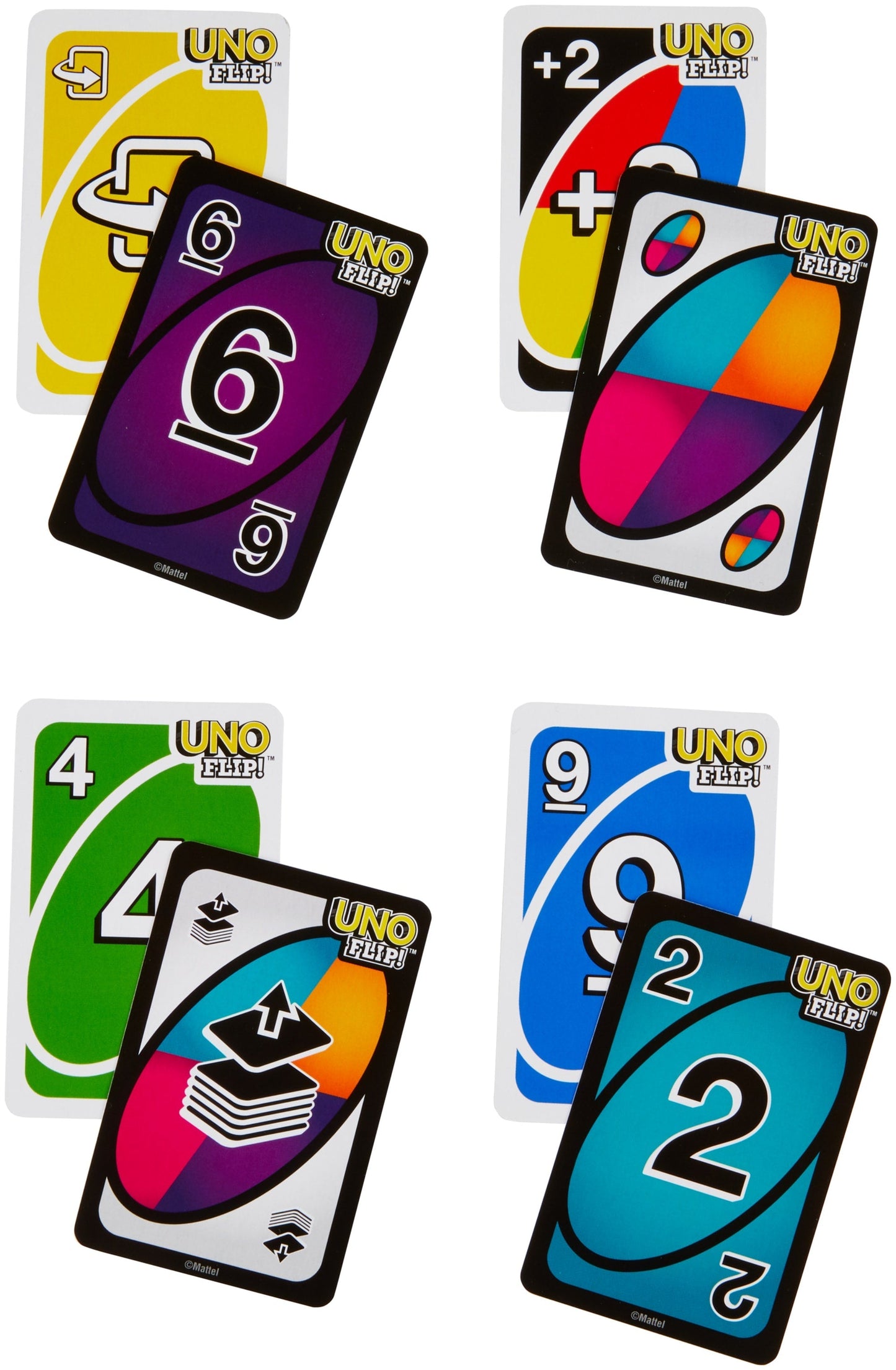 UNO Flip! Card Game With Double-Sided Deck For Families & Game Nights