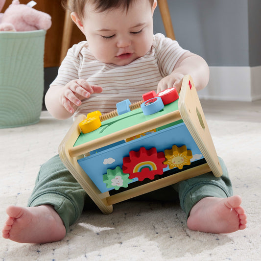 Fisher-Price  Triangle D’Activités en Bois, 1Élément en Bois