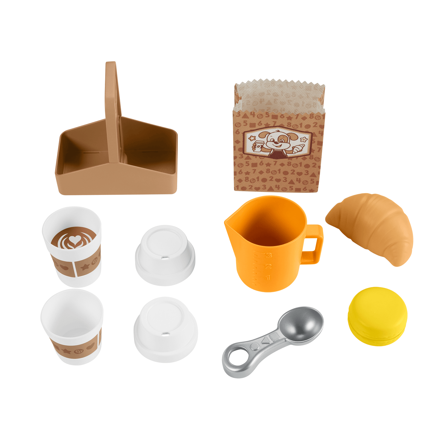 Fisher-Price Aprender e Brincar Brinquedo para Bebês Minha Primeira Máquina de Café