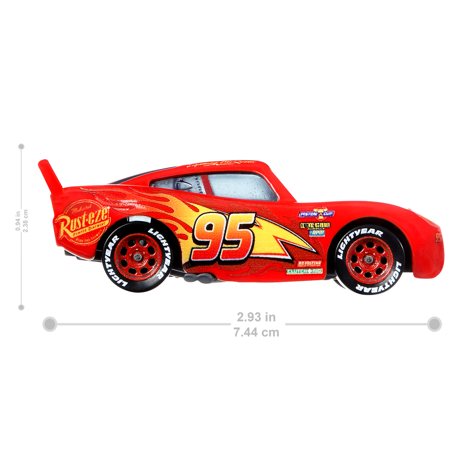 Disney And Pixar Cars Diecast 1:55 Scale Vehicles 11-Pack Piston Cup Race Themed With Lightning Mcqueen