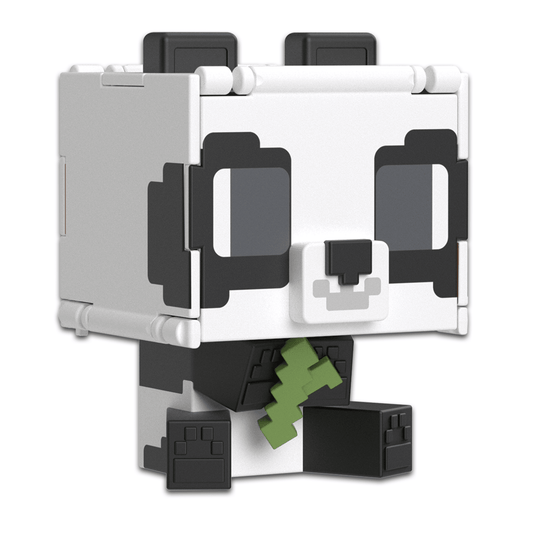 Minecraft Flippin’ Figs Figures Collection, 2-in-1 Fidget Play, 3.75-in Scale & Pixelated Design (Characters May Vary)